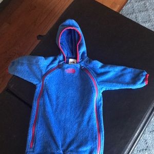 North face snow suit fleece